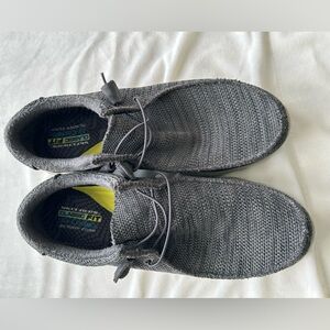 Skechers Men's Grey Knit Sneakers